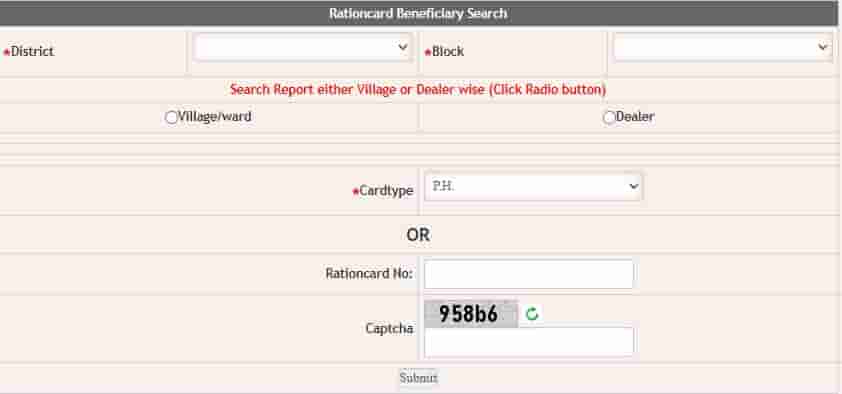 Jharkhand Ration Card List 2021