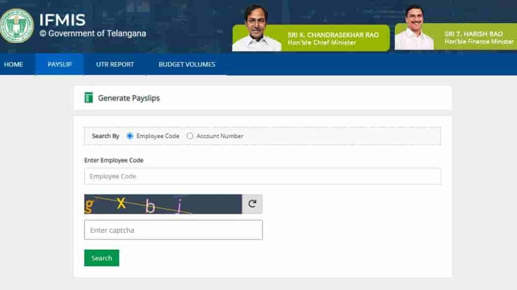 IFMIS Telangana Treasury Pay Slip 2023 Employee Salary Slip Online