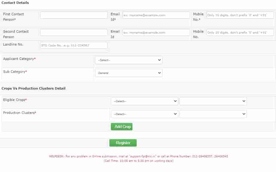 Operation Green Scheme Registration 2