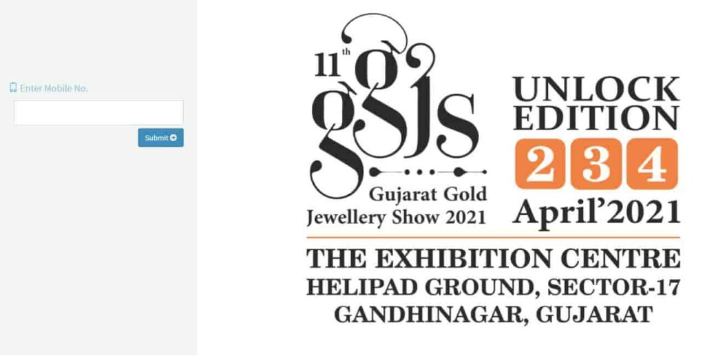 Gold Jewellery Show 2021 Registration