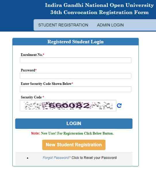 [Apply] IGNOU 35th Convocation 2022 Online Registration Form www.ignou ...