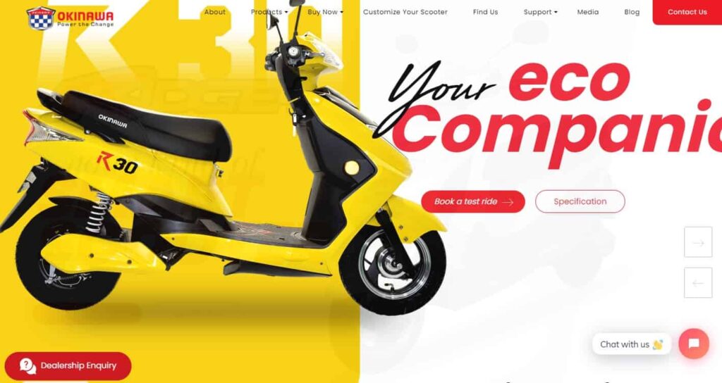 Okinawa Electric Scooter Franchise