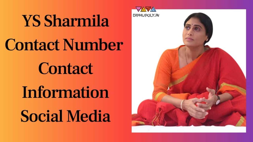 YS Sharmila Contact Number