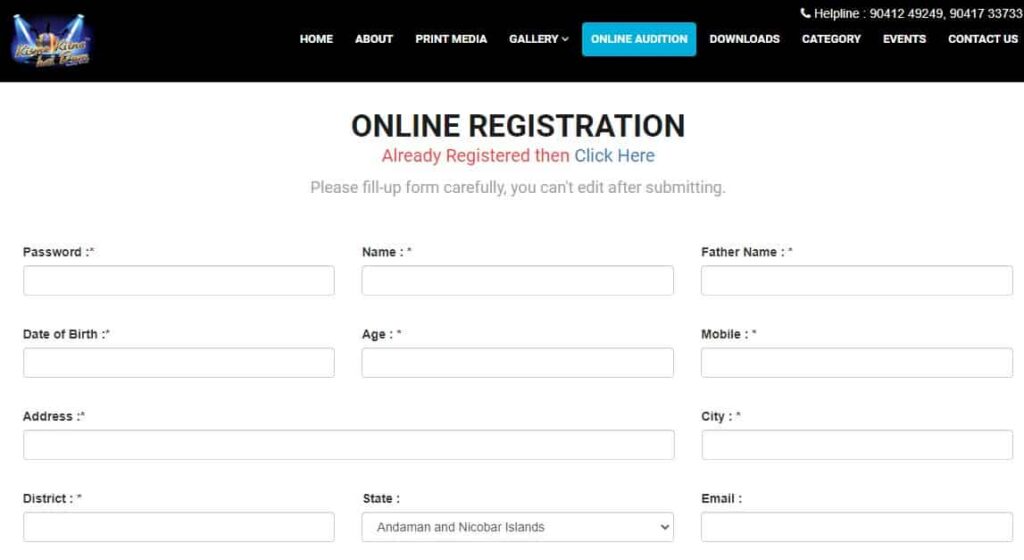 Kisme Kitna Hai Dum Online Registration