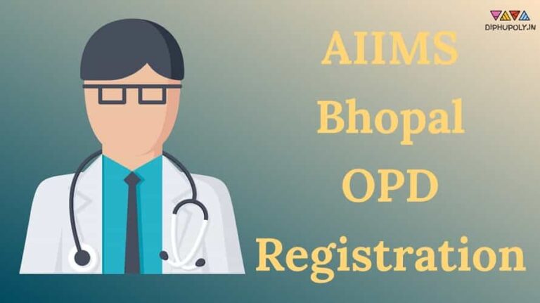 AIIMS Bhopal OPD Registration | Appointment Booking Online | Schedule