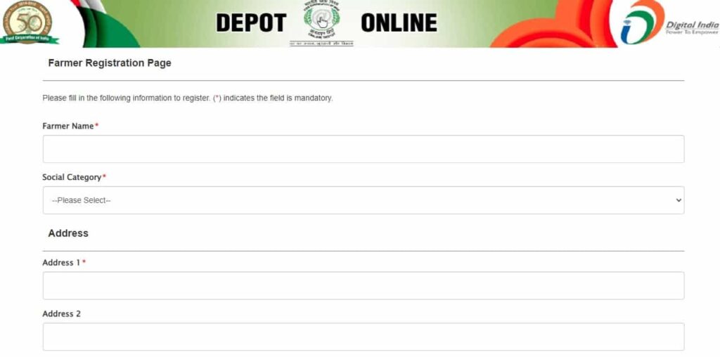 FCI Depot Online 4