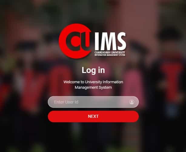 CUIMS Login Page