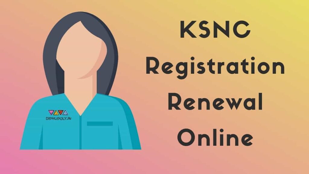KSNC Registration Renewal Online