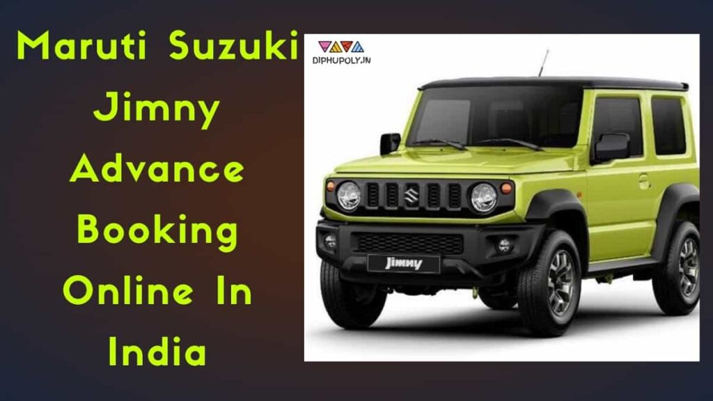 Maruti Suzuki Jimny Booking In India