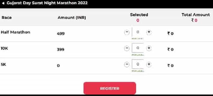 Surat Marathon Registration 2