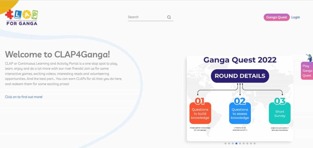 Clap 4 Ganga Registration