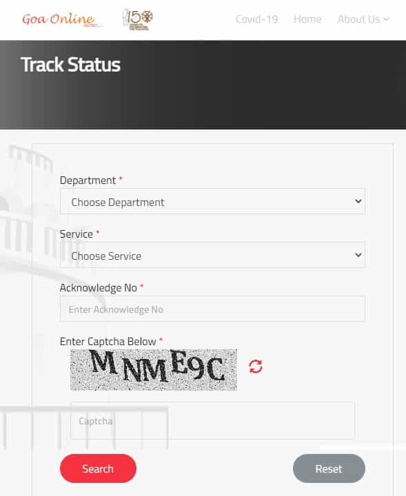 Griha Aadhar Scheme Status