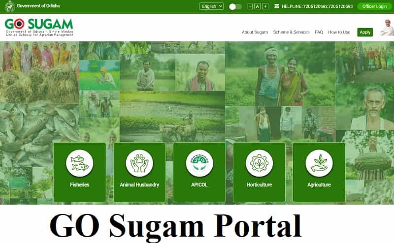 Go Sugam Portal Odisha Registration