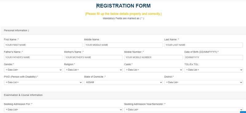 DHE Online Registration for Unique ID Generation