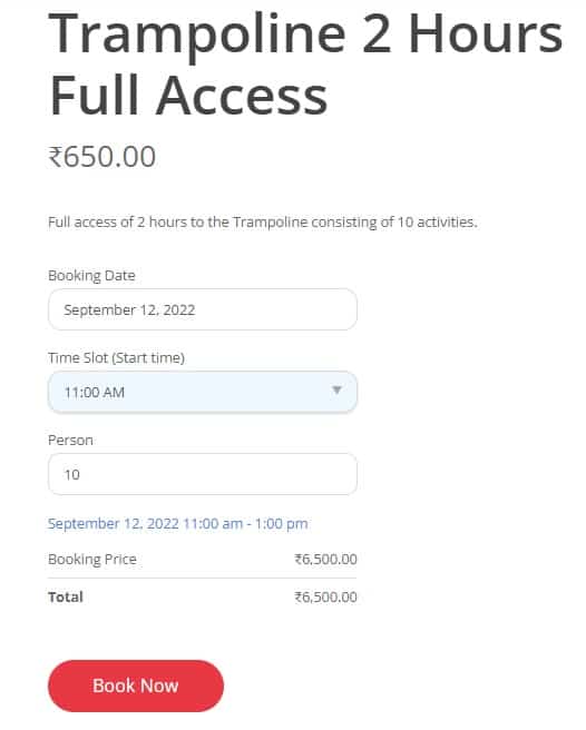 Trampoline Park Patna Ticket Booking