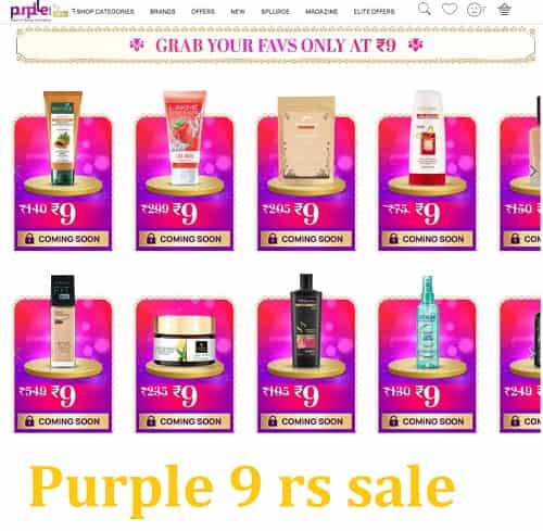 Purple 9 rs sale