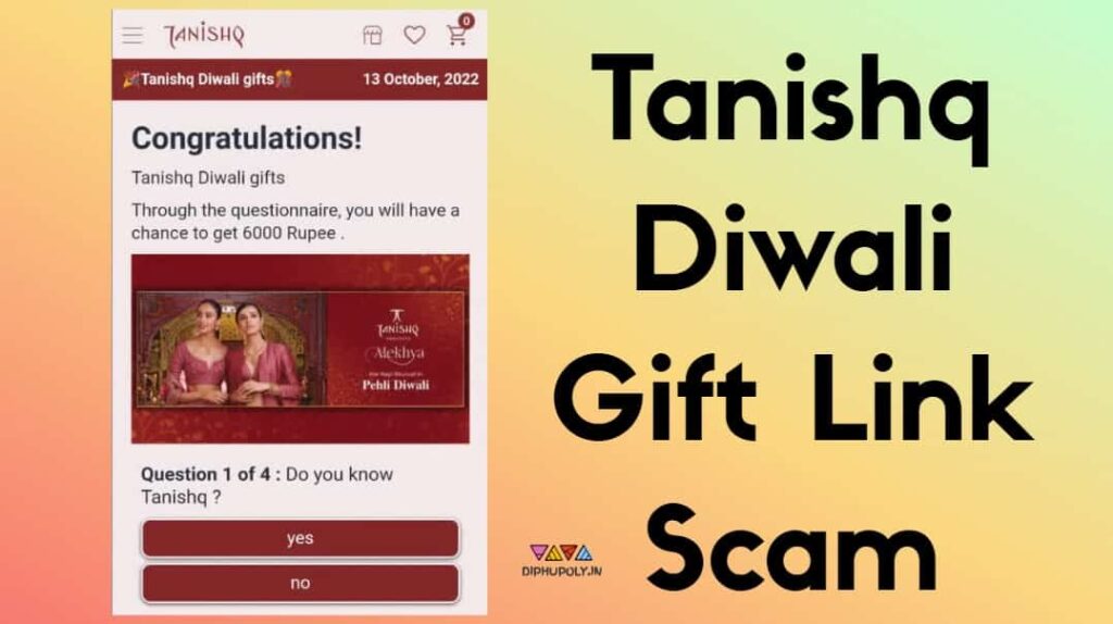 Tanishq Diwali Gift Link Scam - 6000 Rupees Real Or Fake, Whatsapp Fact Check