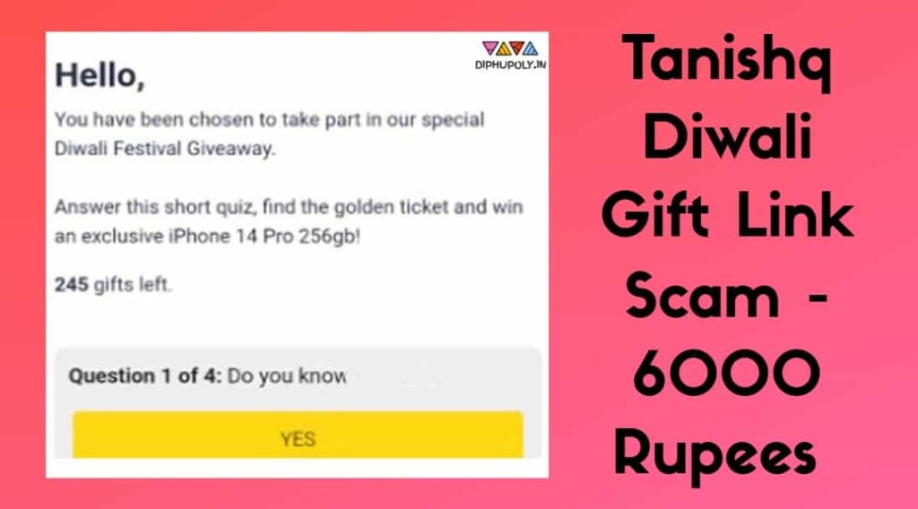 Tanishq Diwali Gift Scam