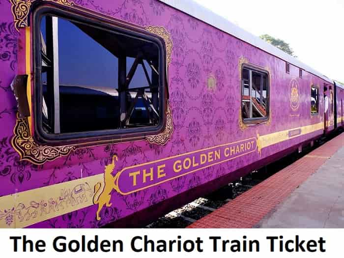 The Golden Chariot Train Ticket