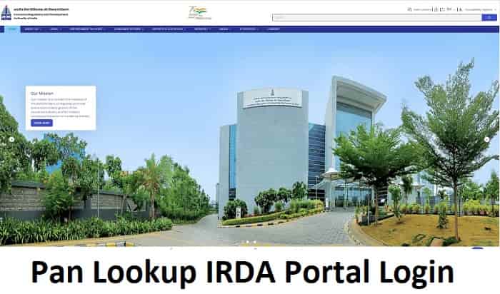 Pan Lookup IRDA Portal Login