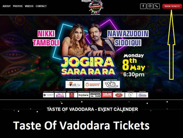 taste of Vadodara tickets price