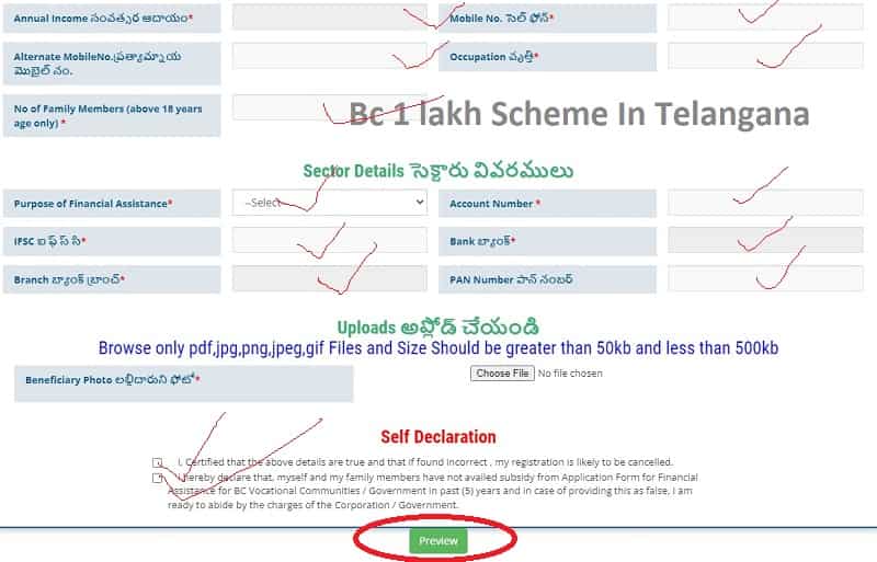 Bc 1 lakh Scheme In Telangana